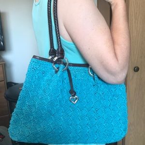 Woven Brighton hobo bag